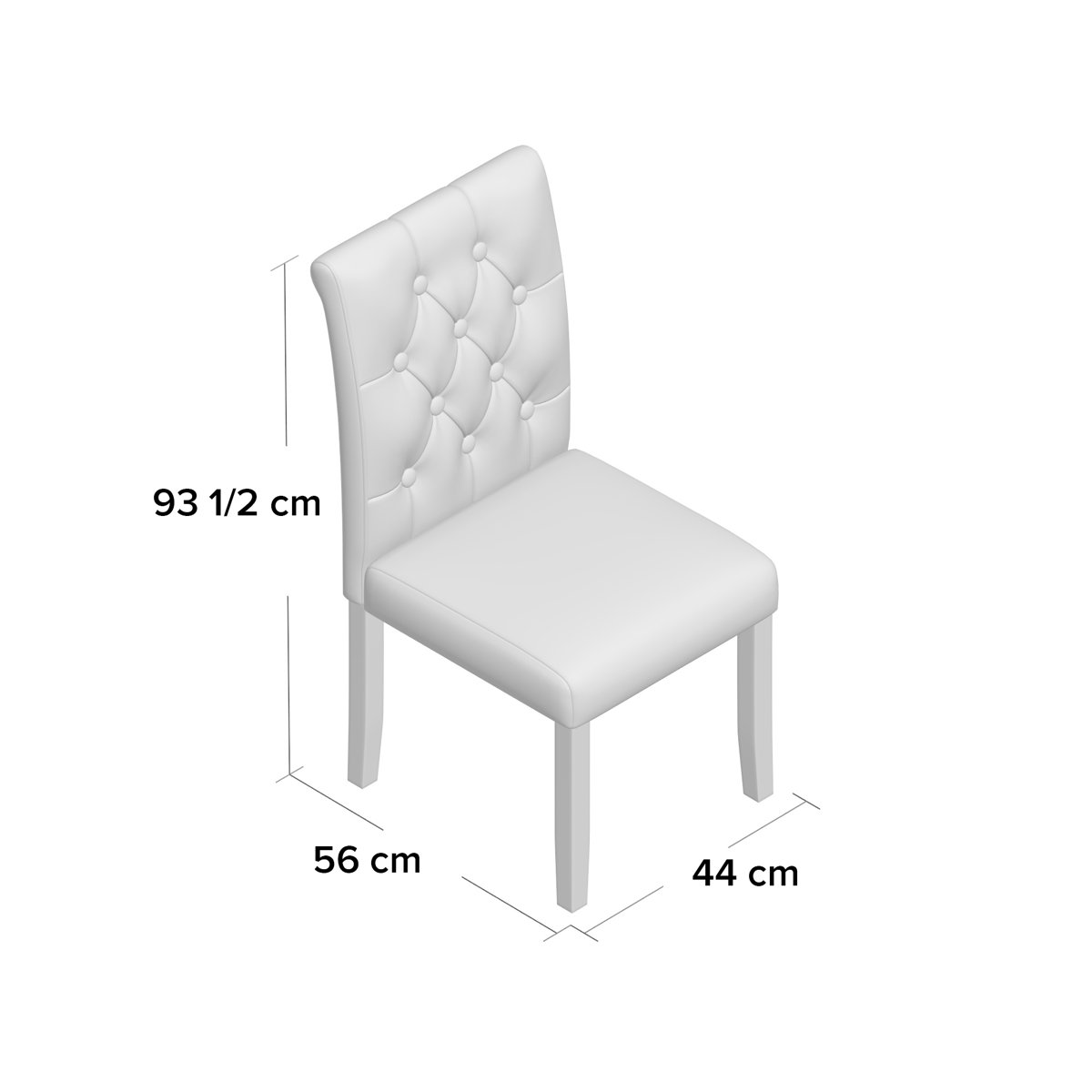 Three Posts Brainard Tufted Linen Upholstered Side Chair & Reviews